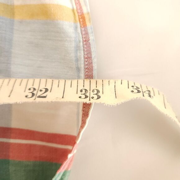 VTG Chaps Ralph Lauren Mens XL Plaid Short Sleeve Cotton Button Down Shirt - Picture 6 of 6